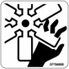 Ariens/Gravely Danger Fan Decal OEM #07756000 -DR Power Equipment shop 07756000 1024x1024.png