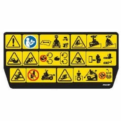 Ariens/Gravely Main Safety Decal OEM #07800537