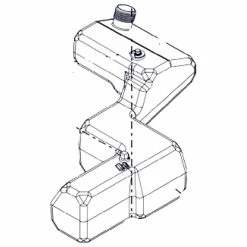 Ariens IKON Fuel Tank Assembly OEM #09167200