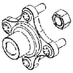 Ariens/Gravely 4 Bolt Hub Kit OEM #21544061